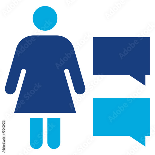 Slut Shaming icon vector image. Can be used for Bullying in Society.