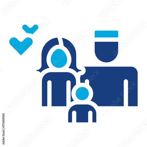 Family Bond icon vector image. Can be used for Inheritance.