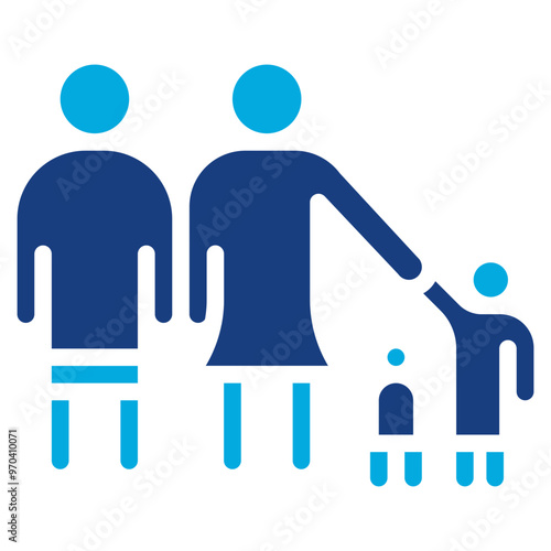 Family icon vector image. Can be used for Social Relationship.
