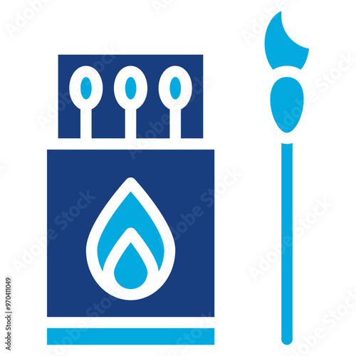 Match icon vector image. Can be used for Smoking.