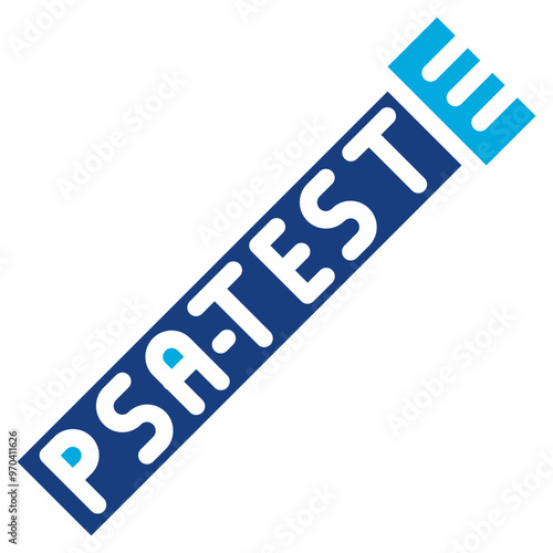 PSA Test icon vector image. Can be used for Medical Tests.
