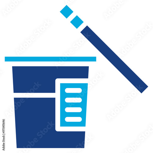 Urinalysis icon vector image. Can be used for Medical Tests.