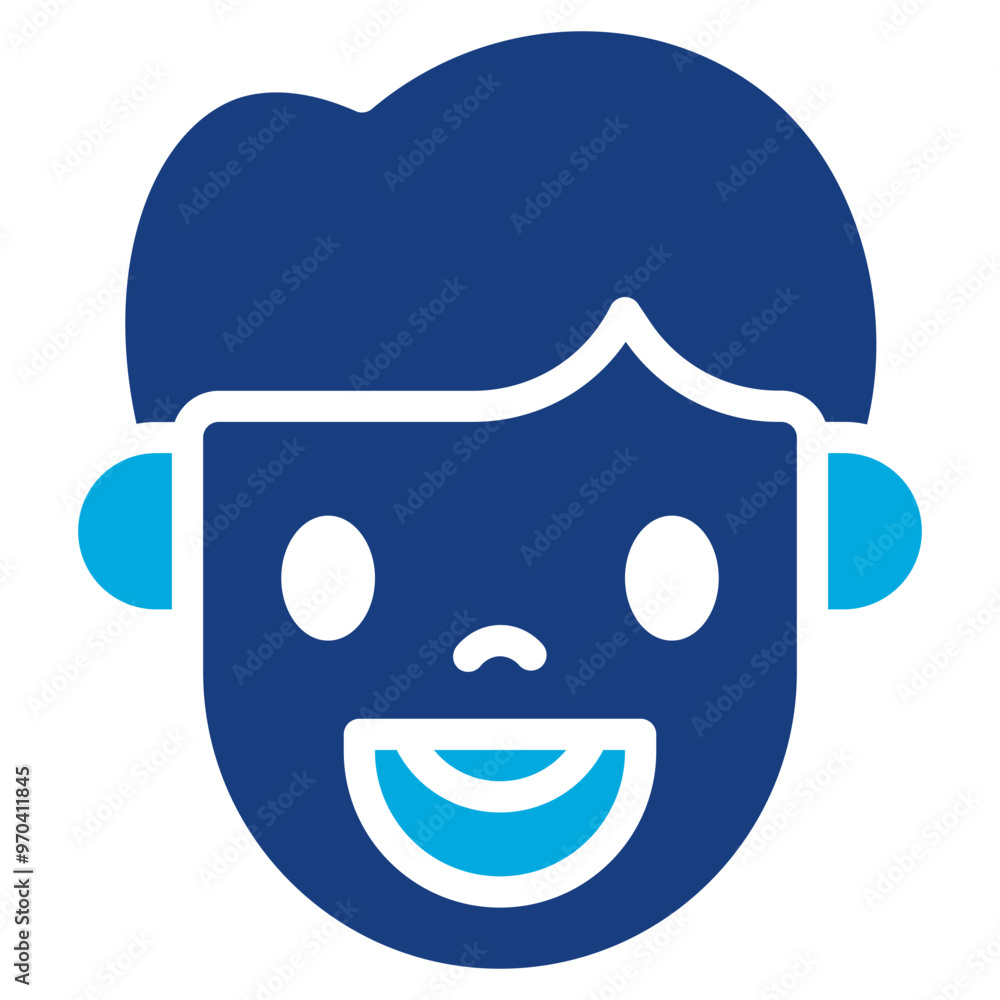 Empathetic icon vector image. Can be used for Human Emotions. Empathetic icon vector image. Can be used for Human Emotions.
