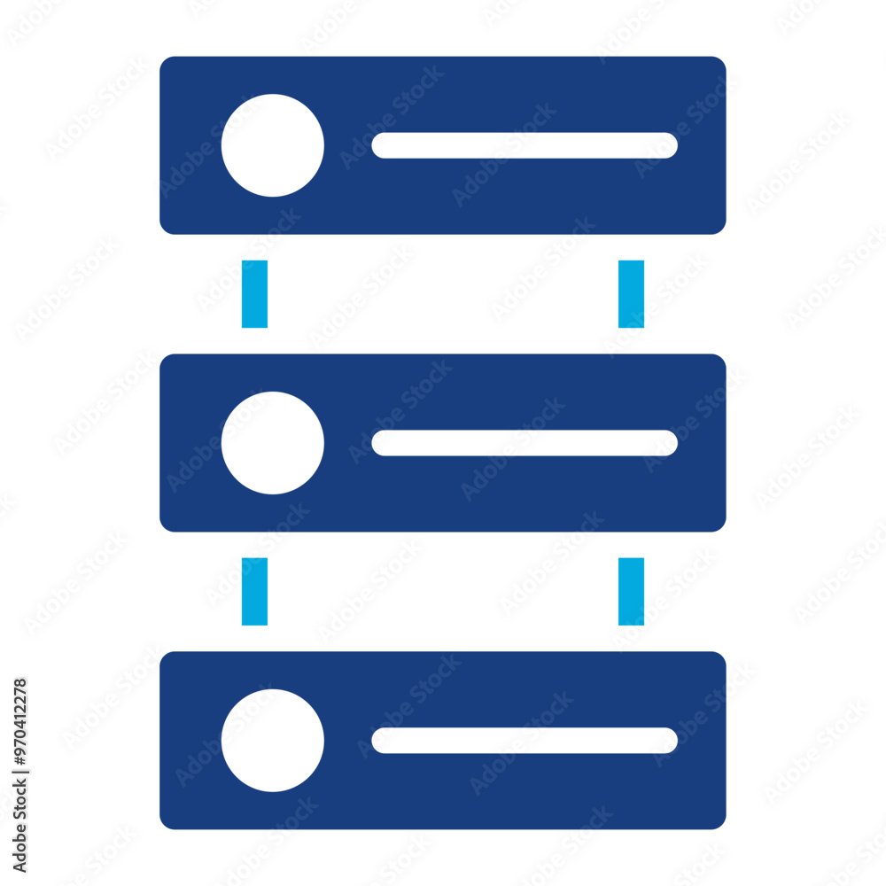 Database icon vector image. Can be used for Data Science. Database icon vector image. Can be used for Data Science.