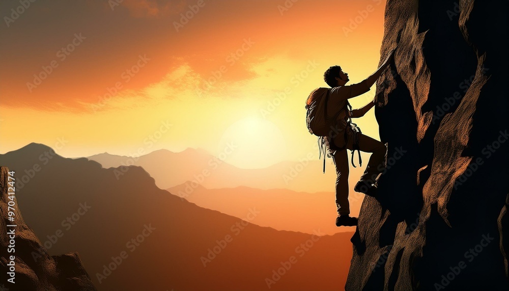 Man's passion for the top, his struggle, his career, his defiance of difficulties Man's passion for the top, his struggle, his career, his defiance of difficulties