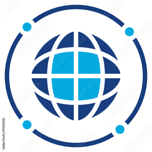 Internationalization icon vector image. Can be used for Data Science.