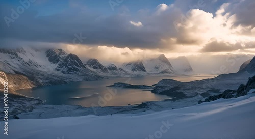 Wallpaper Mural Arctic Norway Landscape showing ai video  Torontodigital.ca