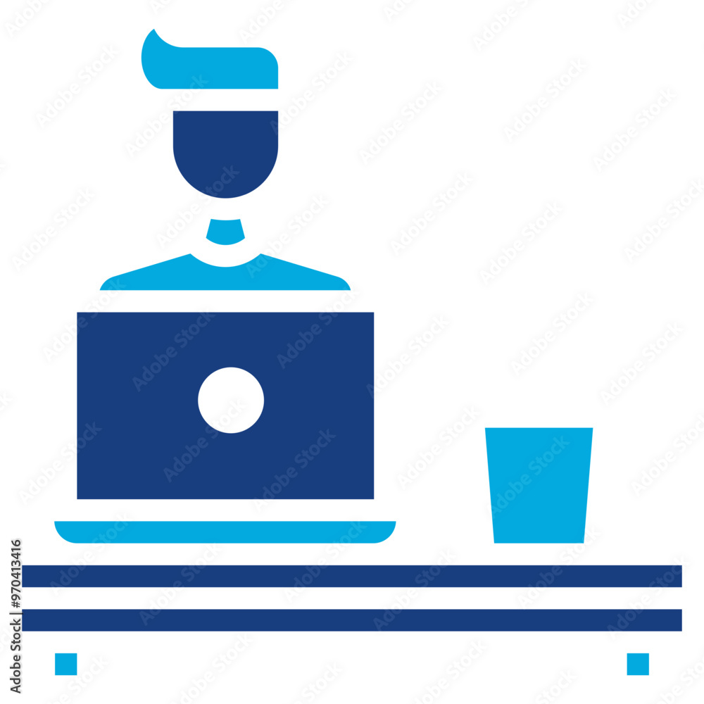 Digital Nomad icon vector image. Can be used for Urban Tribes. Digital Nomad icon vector image. Can be used for Urban Tribes.