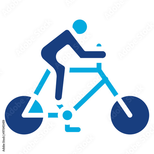 Cyclist icon vector image. Can be used for Urban Tribes.