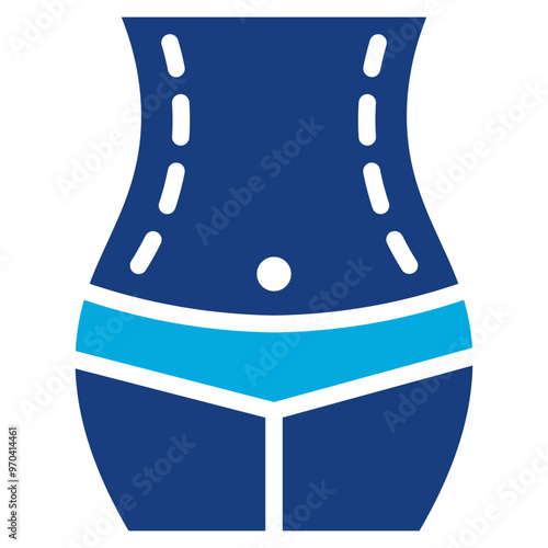 Body Contouring icon vector image. Can be used for Plastic and Cosmetic Surgery.