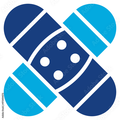 Bandages icon vector image. Can be used for Plastic and Cosmetic Surgery.