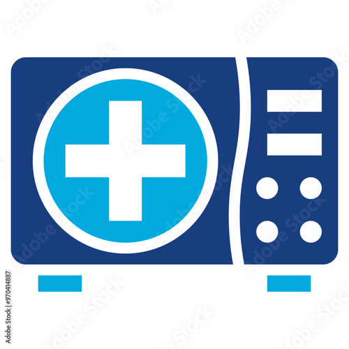 Sterilization icon vector image. Can be used for Plastic and Cosmetic Surgery.