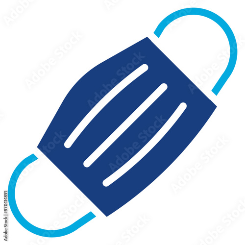 Surgical Mask icon vector image. Can be used for Plastic and Cosmetic Surgery.