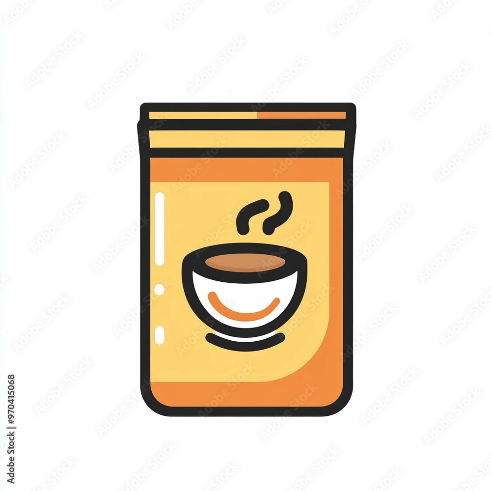 A decorative jar filled with ground coffee sits next to a steaming cup, showcasing the inviting aroma and warmth of freshly brewed coffee A decorative jar filled with ground coffee sits next to a steaming cup, showcasing the inviting aroma and warmth of freshly brewed coffee