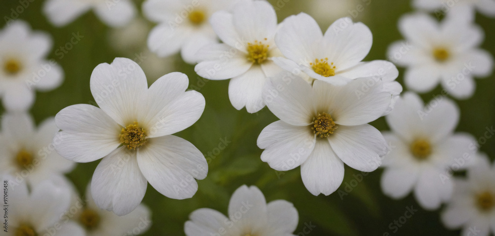 Close-up of White Daisies in Bloom Close-up of White Daisies in Bloom