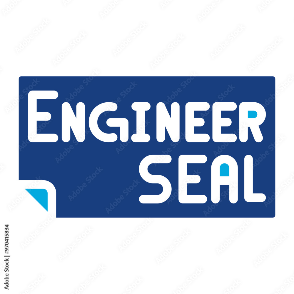 Engineer Seal icon vector image. Can be used for Engineer in Mechanics. Engineer Seal icon vector image. Can be used for Engineer in Mechanics.