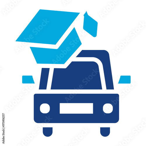 Driving School icon vector image. Can be used for Driving School.