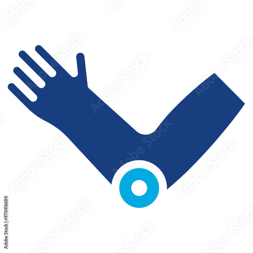 Elbow Pain icon vector image. Can be used for Body Ache.