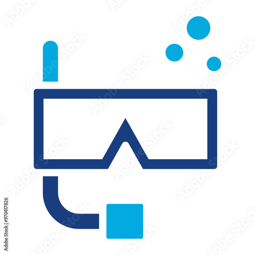 Cruise Snorkel icon vector image. Can be used for Cruiser.