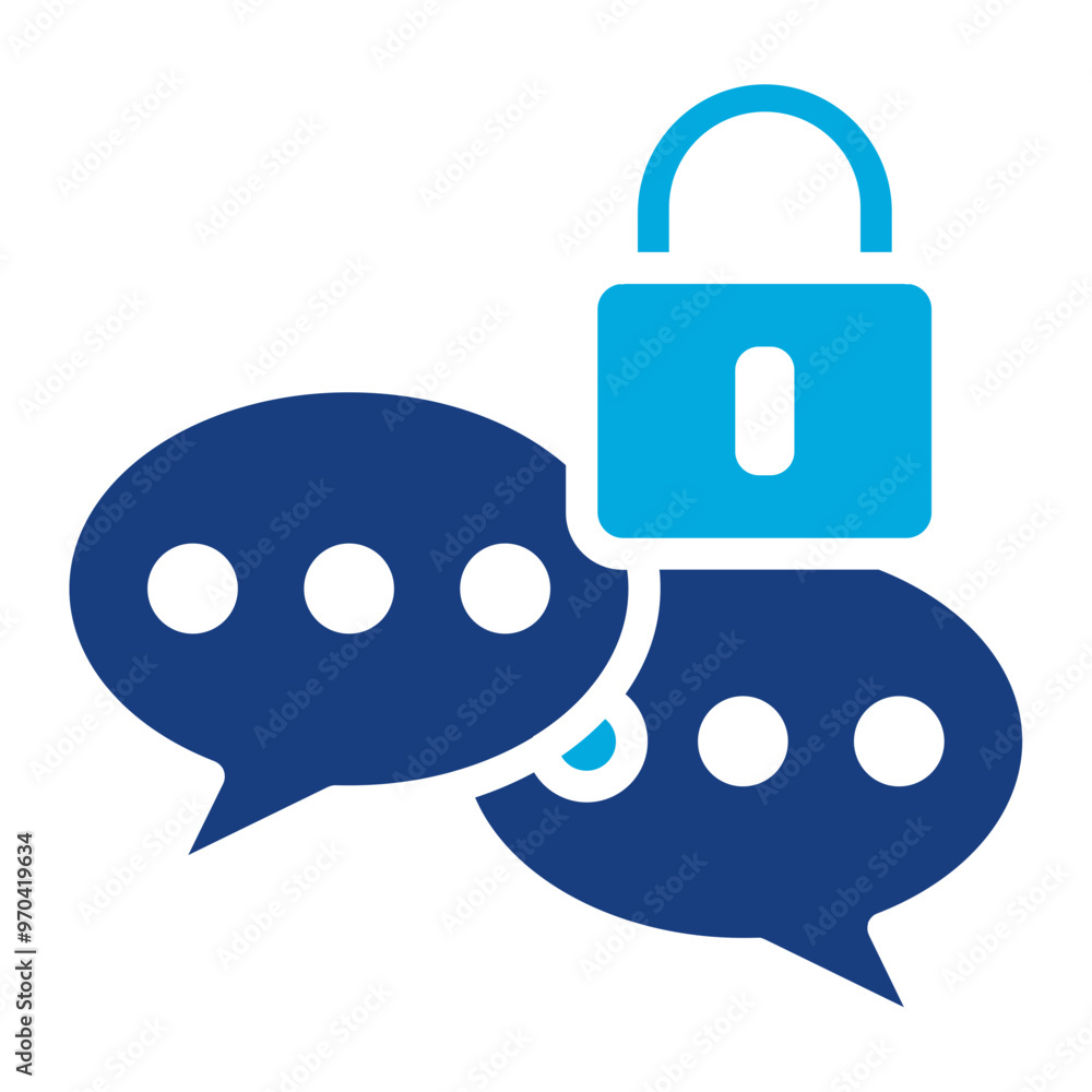 Secure communication icon vector image. Can be used for Information Security. Secure communication icon vector image. Can be used for Information Security.