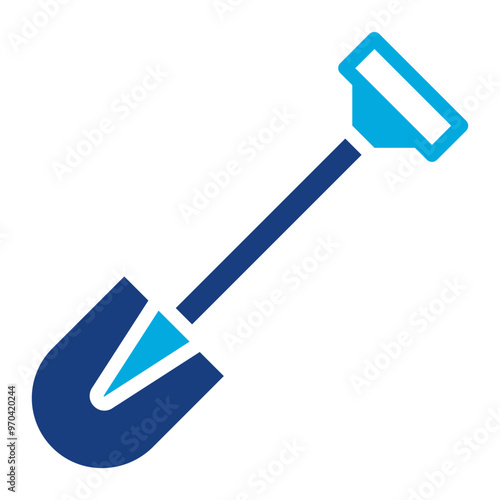 Shovel icon vector image. Can be used for Mining And Crafting.