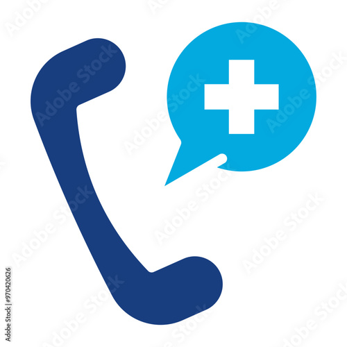 Medical Emergency icon vector image. Can be used for Psychiatric Hospitals.