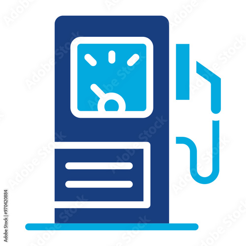 Gas Pump icon vector image. Can be used for Oil And Gas.