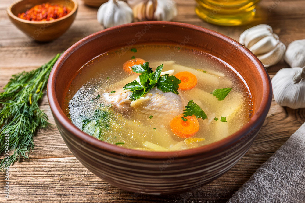 Hearty Chicken Soup with Fresh Herbs Hearty Chicken Soup with Fresh Herbs