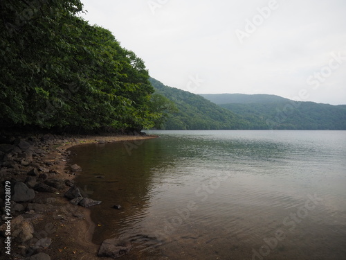 倶多楽湖畔展望所からの倶多楽湖 photo