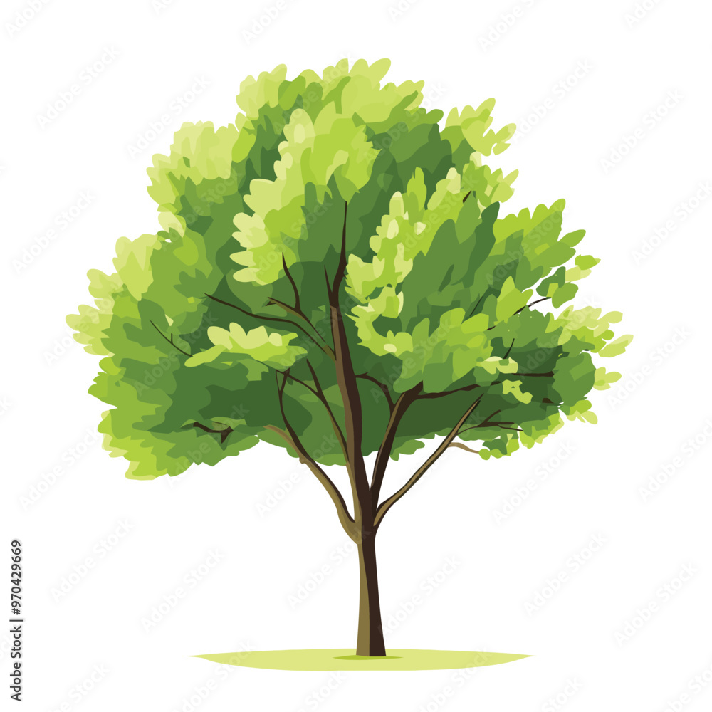 Fototapeta premium Vector illustration of a tree