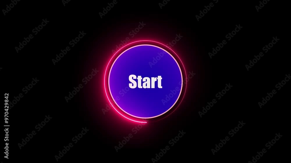 Neon glitch animation with red swirling blue glowing text: start, level up, you win, game begins. Launch of video games and gaming videos. Video game ideas, business startups, career ideas, education Neon glitch animation with red swirling blue glowing text: start, level up, you win, game begins. Launch of video games and gaming videos. Video game ideas, business startups, career ideas, education