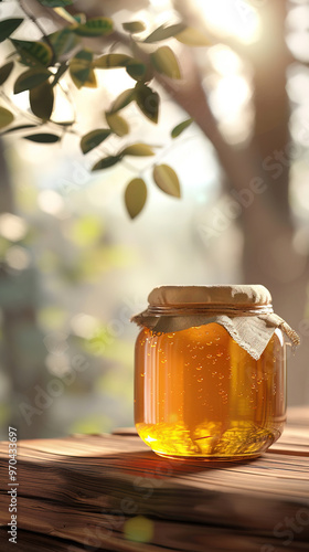 Organic Honey in a Glass Jar: The Sweet Path to Health