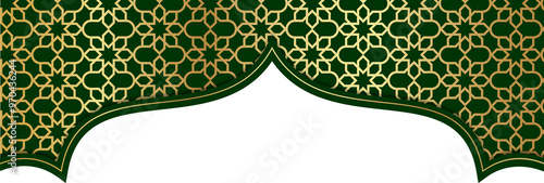 Canvas Print Islamic Header Frame Ornament