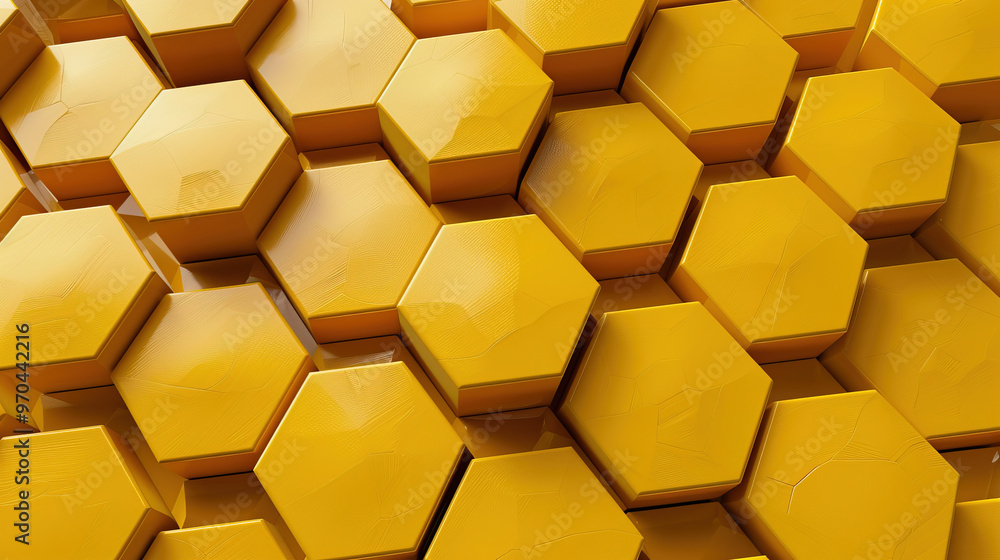 yellow diamond background. yellow hexagons background in full frame yellow diamond background. yellow hexagons background in full frame