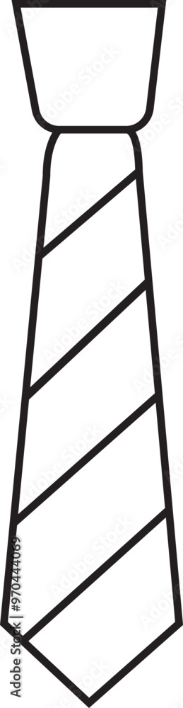Premium vector of tie line icon, business style, dress code thin line icon. Premium vector of tie line icon, business style, dress code thin line icon.