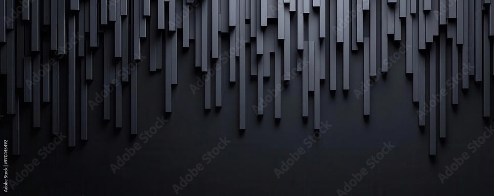 Binary code cascading vertically in light gray on a solid black background, offering a simple and clean technologythemed design Binary code cascading vertically in light gray on a solid black background, offering a simple and clean technologythemed design