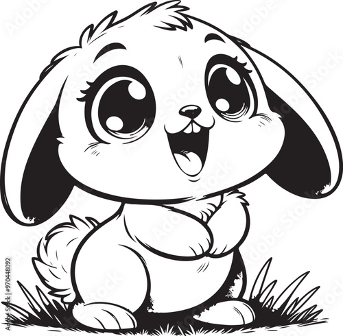 cute rabbit clipart vector design,awesome cute rabbit svg,high resolution printable cute rabbit artwork