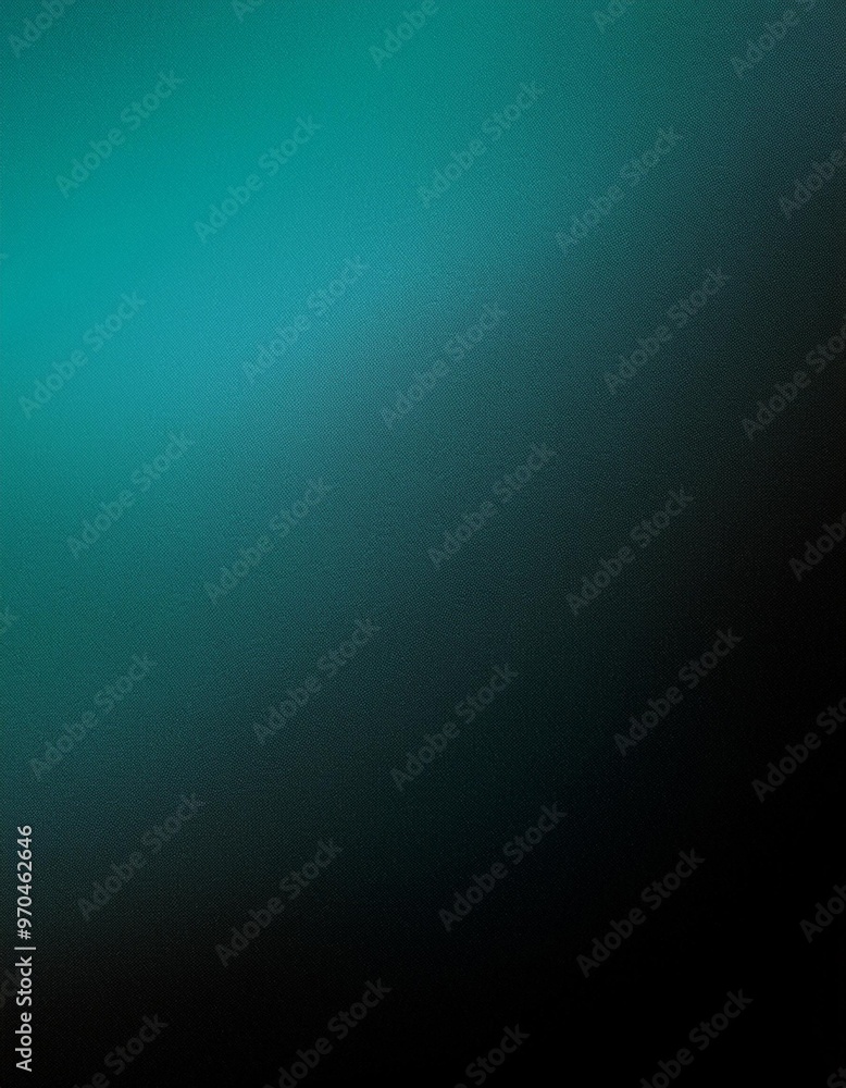 Obraz premium Deep blue to turquoise gradient background, ideal for creating a calming and sophisticated atmosphere