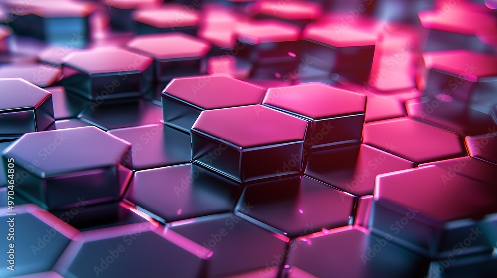 Digital Hexagon Abstract Background with Intricate Details and Depth, Plain Background, Copy Space, Hexagon, Abstract Digital Hexagon Abstract Background with Intricate Details and Depth, Plain Background, Copy Space, Hexagon, Abstract