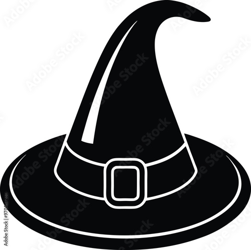 Halloween Witch Hat Icon vector