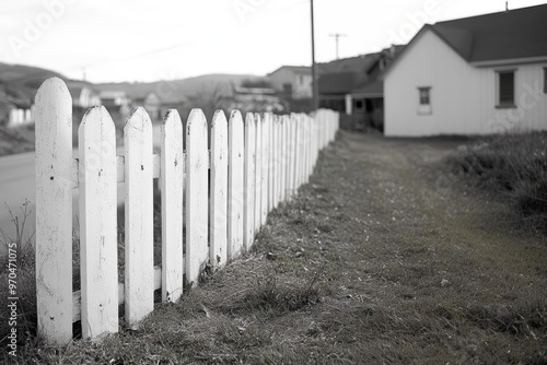 white fence