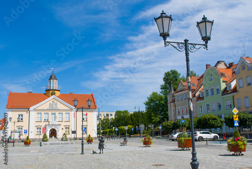 Fototapeta Naklejka Na Ścianę i Meble -  Centrum Nidzicy 2024