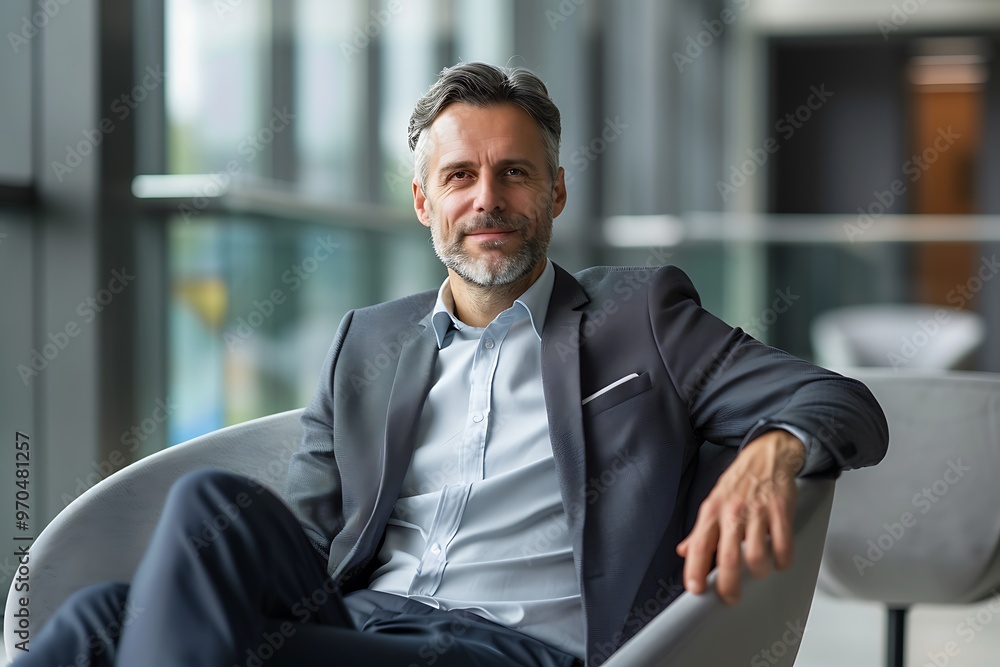 Corporate Executive in a Suit Sitting in a Sleek Conference Room, Business Theme, Portrait Shot, Executive, Conference Room Corporate Executive in a Suit Sitting in a Sleek Conference Room, Business Theme, Portrait Shot, Executive, Conference Room