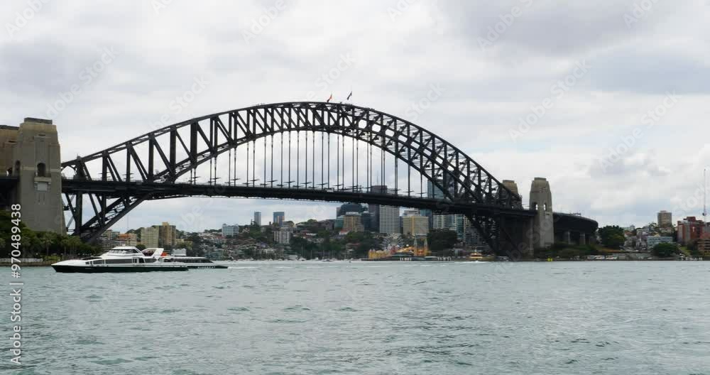 Sydney Harbour Bridge, one of the landmarks of Sydney, Australia. Sydney Harbour Bridge, one of the landmarks of Sydney, Australia.
