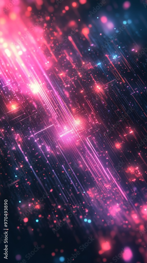 Obraz premium Abstract Cyber Space Background