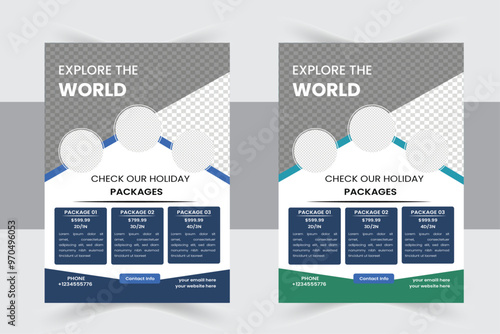 New Creative Travel Flayer design.