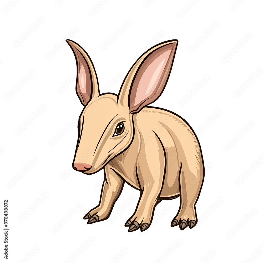 Fototapeta premium Aardvark | Icon | Anime