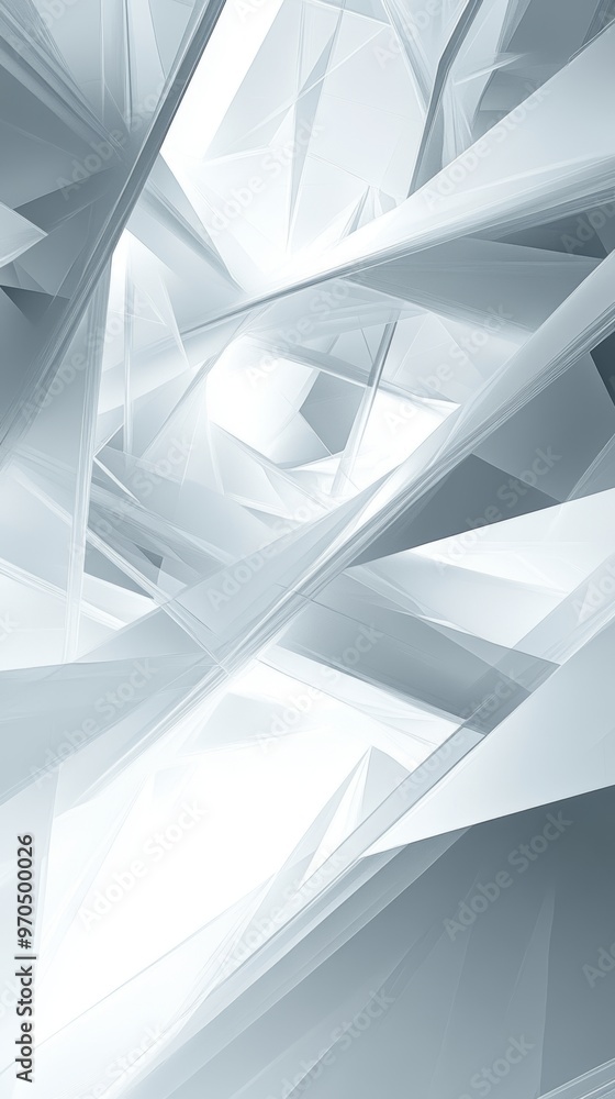 Abstract White Futuristic Background Abstract White Futuristic Background