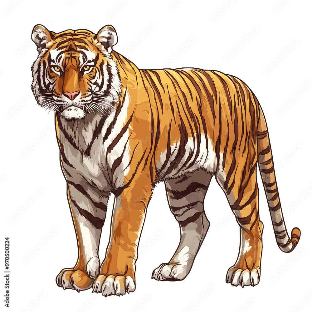 Fototapeta premium Bengal Tiger icon