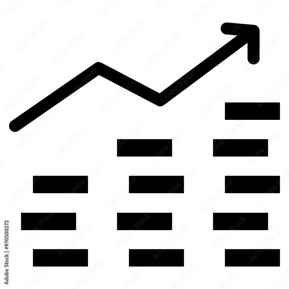 Growth icon vector symbol illustration Growth icon vector symbol illustration